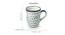 Octavia Tea & Coffee Mugs Set of 2 (Set Of 2 Set, Indigo Blue & White) by Urban Ladder - Design 1 Dimension - 432055