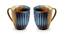 Paris Mugs Set of 2 (Set Of 2 Set, Peanut Brown & Azure Blue) by Urban Ladder - Front View Design 1 - 432087