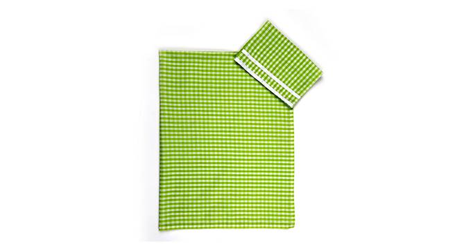 Desdra Bedsheet Set (Green, King Size) by Urban Ladder - Front View Design 1 - 432323