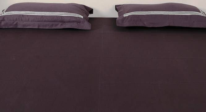 Rian Bedsheet Set (Charcoal Grey, King Size) by Urban Ladder - Front View Design 1 - 432703