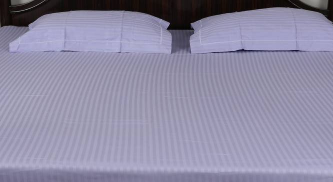 Ramella Bedsheet Set (Purple, King Size) by Urban Ladder - Front View Design 1 - 432709