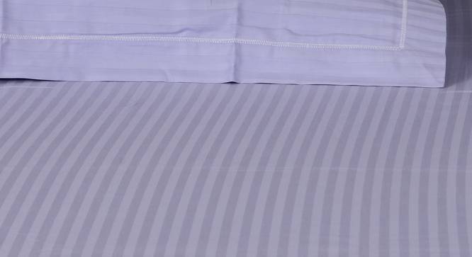Ramella Bedsheet Set (Purple, King Size) by Urban Ladder - Cross View Design 1 - 432725