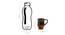 Rosalie Tea & Coffee Mugs Set of 2 (Set Of 2 Set, Amber with Teal Tints) by Urban Ladder - Image 1 Design 1 - 432842