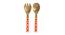 Ruth Serving Spoon & Fork Set of 2 (Multicoloured) by Urban Ladder - Front View Design 1 - 432968