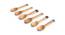 Ruth Teaspoons Set of 6 (Multicoloured) by Urban Ladder - Front View Design 1 - 432969