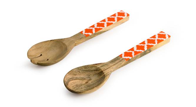 Ruth Serving Spoon & Fork Set of 2 (Multicoloured) by Urban Ladder - Cross View Design 1 - 432981