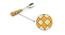 Sabrina Table Spoons Set of 6 (Fire Yellow & Off-White) by Urban Ladder - Rear View Design 1 - 433118