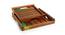 Tallis Nesting Trays - Set of 2 (Light & Dark Brown) by Urban Ladder - Front View Design 1 - 433267