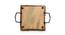 Trais Serving Platter (Light & Dark Brown) by Urban Ladder - Rear View Design 1 - 433400