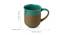 Thea Tea & Coffee Mugs Set of 2 (Set Of 2 Set, Turquoise Blue & Earthen Brown) by Urban Ladder - Design 1 Dimension - 433426
