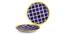 Varden Plates Set of 2 (Set Of 2 Set, Blue, White & Yellow) by Urban Ladder - Front View Design 1 - 433461