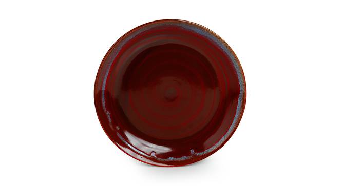Vivian Dining Plates (Set Of 2 Set, Black, Crimson & Ombre Blue) by Urban Ladder - Cross View Design 1 - 433576