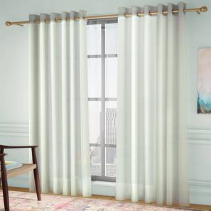 White Curtains Design White Poly Cotton Door Curtain