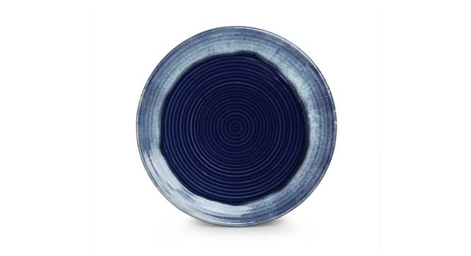 Matheo Dinner Plates (Set Of 4 Set, Light and Dark Azure Blue) by Urban Ladder - Cross View Design 1 - 434017