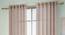 Kelsey Door Curtains Set of 2 (Brown, Eyelet Pleat, 109 x 213 cm  (43" x 84") Curtain Size) by Urban Ladder - Front View Design 1 - 434085