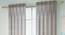 Liana Window Curtains Set of 2 (Cream, American Pleat, 56 x 152 cm  (22" x 60") Curtain Size) by Urban Ladder - Front View Design 1 - 434522