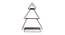 Astraea Wall Shelf (Black) by Urban Ladder - Front View Design 1 - 434811