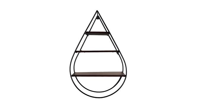 Athena Wall Shelf (Black) by Urban Ladder - Front View Design 1 - 434812