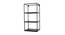 Demeter Wall Shelf (Black) by Urban Ladder - Front View Design 1 - 434818