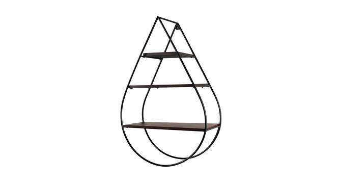 Athena Wall Shelf (Black) by Urban Ladder - Cross View Design 1 - 434827