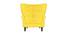 Lavine Accent Chair (Yellow, Matte Finish) by Urban Ladder - Rear View Design 1 - 434944