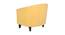 Parmino Accent Chair with Ottoman & Cushion (Ochre, Matte Finish) by Urban Ladder - Design 1 Close View - 434947