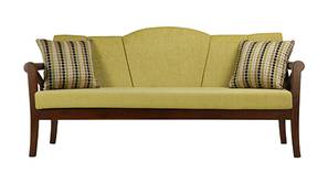 Eleanor Wooden Sofa (Fluorescent Green)