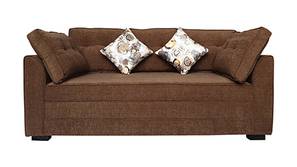 Margaret Fabric Sofa (Brown)