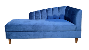 Zania Fabric Sofa (Blue)