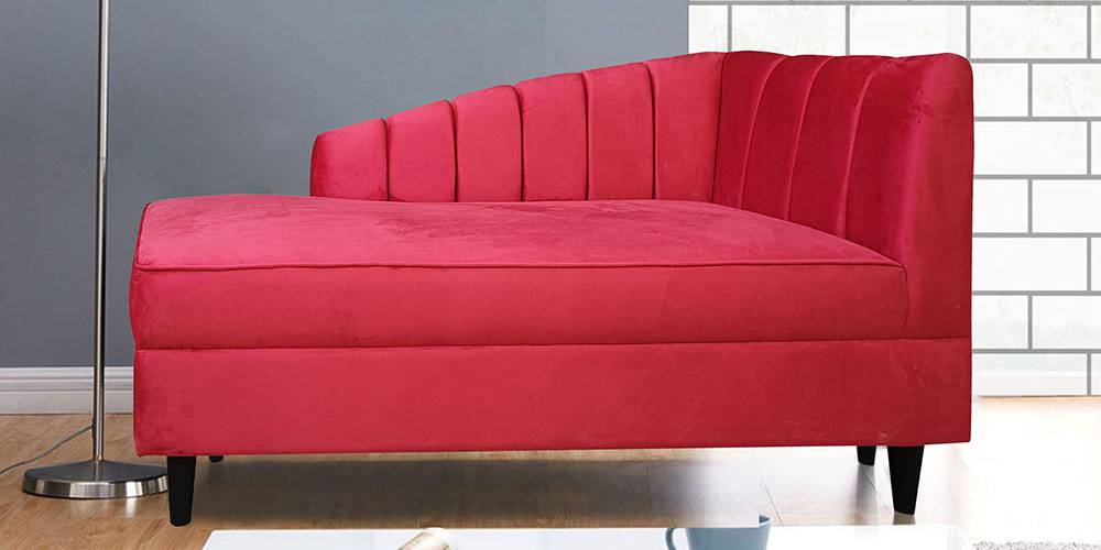Margo Fabric Sofa (Red) by Urban Ladder - - 
