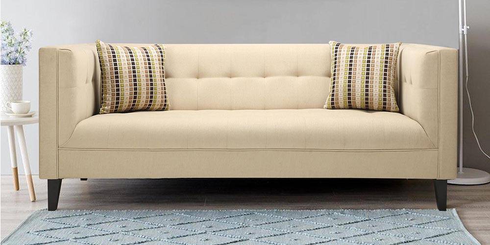 Marie Fabric Sofa (Beige) by Urban Ladder - - 