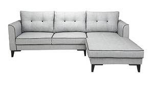 Mary Sectional Fabric Sofa (Grey)