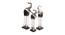 Fifi Showpiece Set of 3 (Black & Silver) by Urban Ladder - Front View Design 1 - 435249