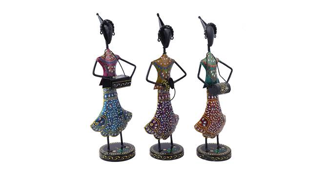 India Figurine Set of 3 (Multicolor) by Urban Ladder - Cross View Design 1 - 435271