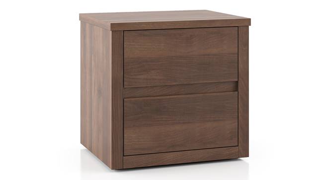 Harzine Bedside Table (Classic Walnut Finish) by Urban Ladder - Cross View Design 1 - 435617