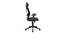 Edmund Study Chair (Black, Nylon Chair Base) by Urban Ladder - Rear View Design 1 - 435639