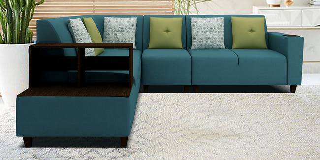 Olympia Sectional Fabric Sofa (Green) (Green, None Standard Set - Sofas, Fabric Sofa Material, Regular Sofa Size, Sectional Sofa Type, Regular Cushion Type, Right Aligned 6-seater Custom Set - Sofas)