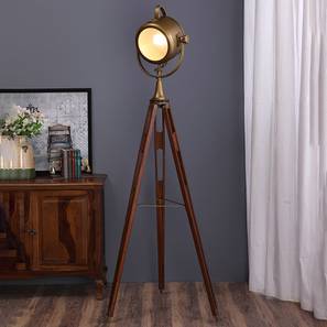 Led Spot Lights Design Sansa Floor Lamp (Metal Shade Material, Brass Antique, Brass Antique Shade Colour)