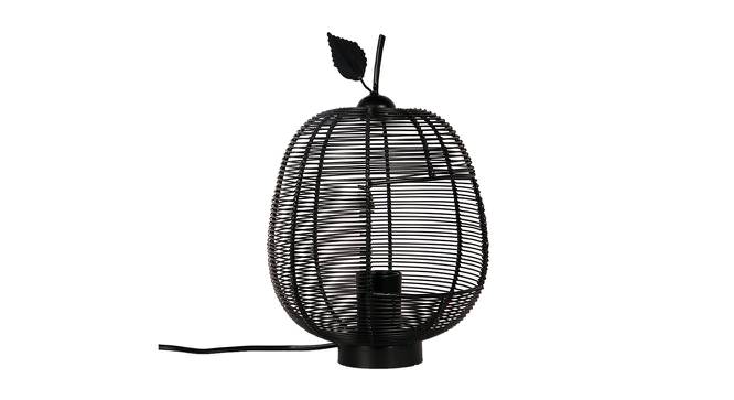 Olenna Table Lamp (Black, Metal Shade Material, Black-Matte Shade Colour) by Urban Ladder - Front View Design 1 - 435826