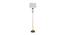 Pamela Floor Lamp (White Shade Colour, Cotton Shade Material, Gold Plating and Ivory) by Urban Ladder - Front View Design 1 - 435830