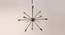 Rainer Chandelier (Black & Gold) by Urban Ladder - Front View Design 1 - 435832