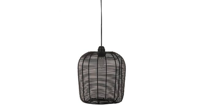 Renesmee Hanging Lamp (Black, Metal Shade Material, Black Matte Shade Colour) by Urban Ladder - Front View Design 1 - 435834