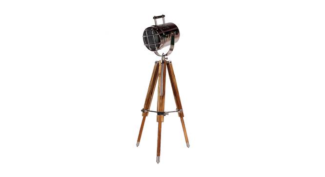 Rheneas Table Lamp (Metal Shade Material, Nickle Shade Colour, Nikcle) by Urban Ladder - Front View Design 1 - 435836