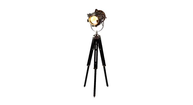 Robinson Table Lamp (Metal Shade Material, Nickle Shade Colour, Nikcle) by Urban Ladder - Design 1 Side View - 435856