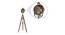 Sansa Floor Lamp (Metal Shade Material, Brass Antique, Brass Antique Shade Colour) by Urban Ladder - Rear View Design 1 - 435876