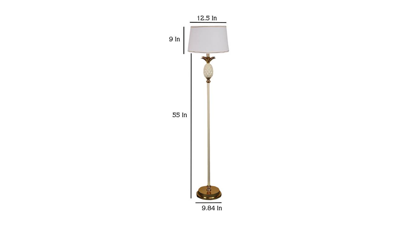 Pamela floor lamp white 6