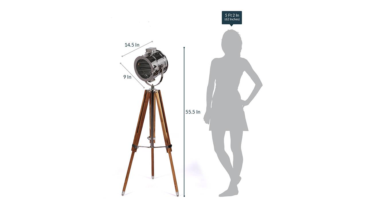 Samwell floor lamp nickle 6