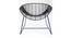 Hathwin Outdoor Chair (Black) by Urban Ladder - Front View Design 1 - 436020