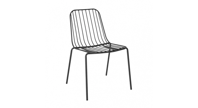 Karla Balcony Chair (Black) by Urban Ladder - Front View Design 1 - 436021