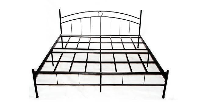 Adolf Bed (Black, Queen Bed Size) by Urban Ladder - Front View Design 1 - 436025